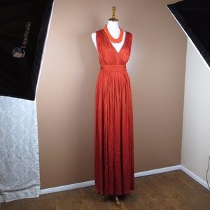 Adam Lippes Maxi Dress Venus Orange MAKE AN OFFER